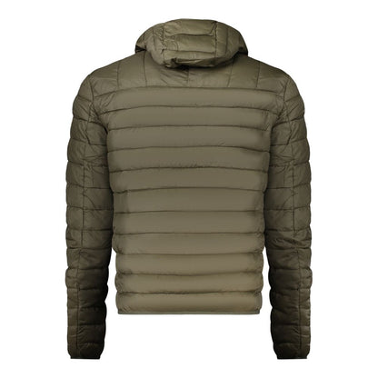 Green  Polyester Light Jacket