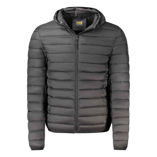 Black Polyester Light Jacket