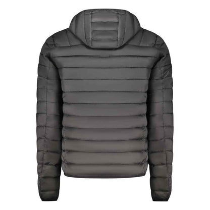 Black Polyester Light Jacket