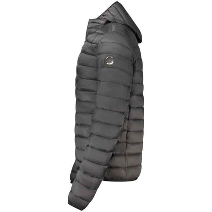 Black Polyester Light Jacket
