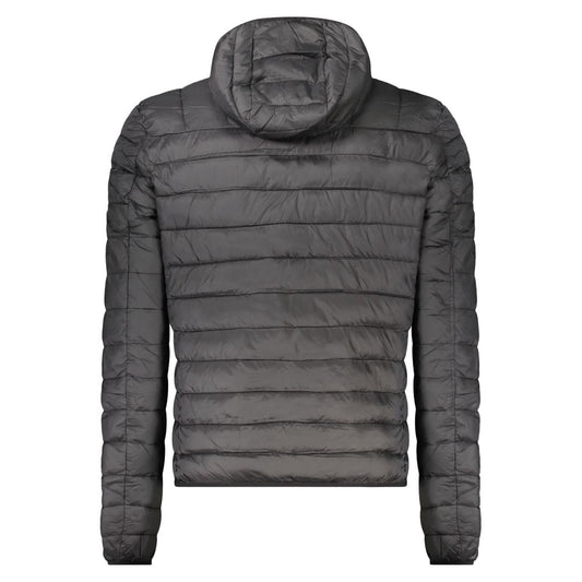 Black Polyester Jackets & Coat