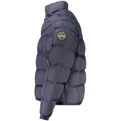 Blu Poliammide Men's Jacket