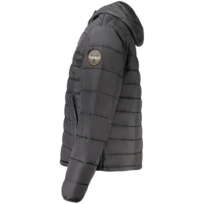 Black Poliammide Men's Jacket