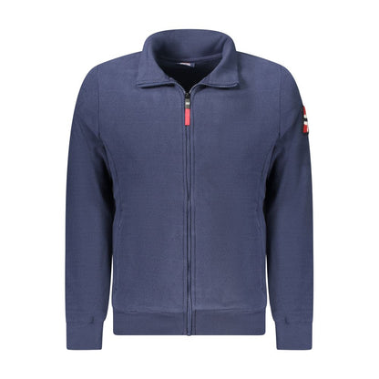 Blu Polyester Mens Sweatshirt