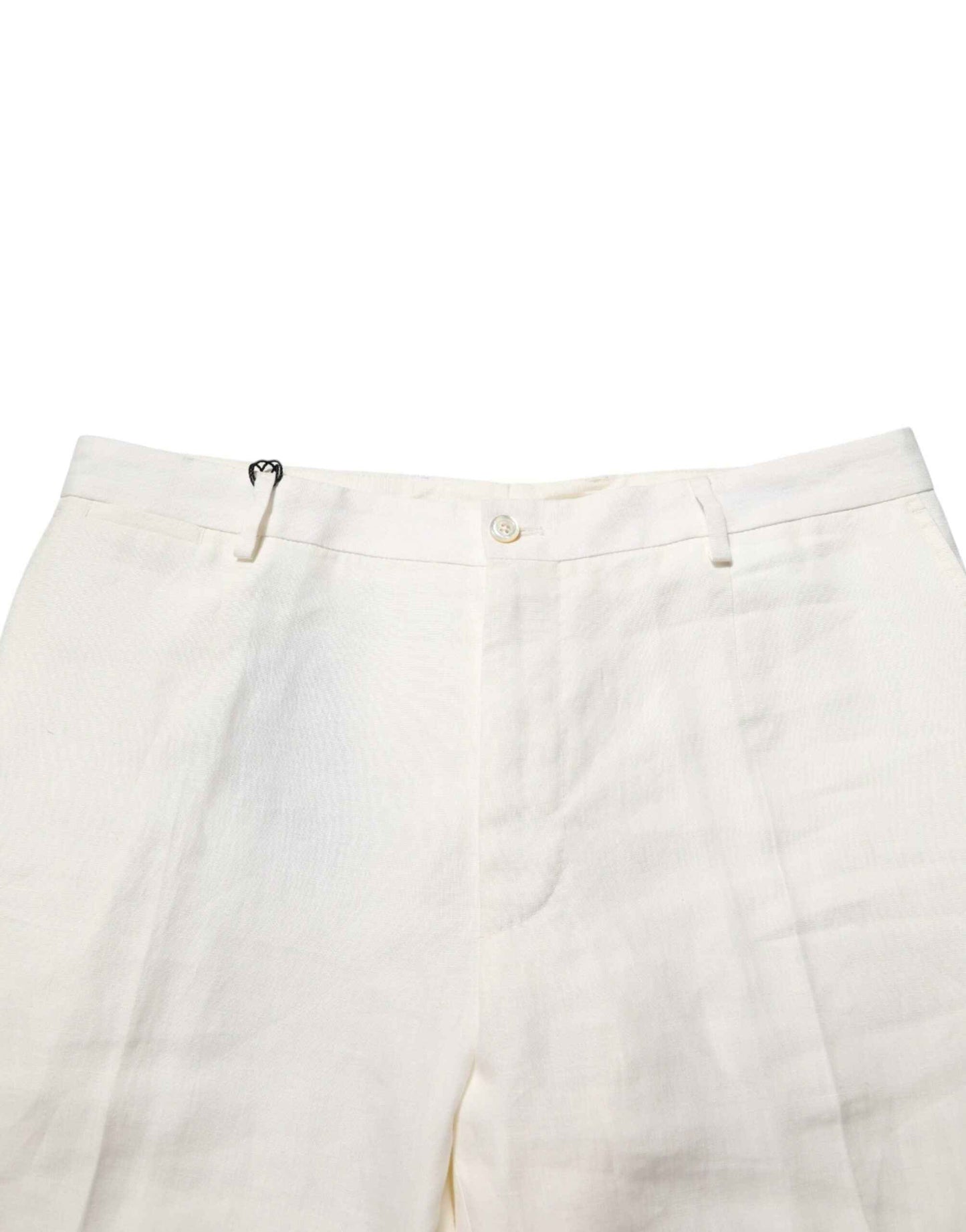 White Linen Formal Dress Men Trouser Pants