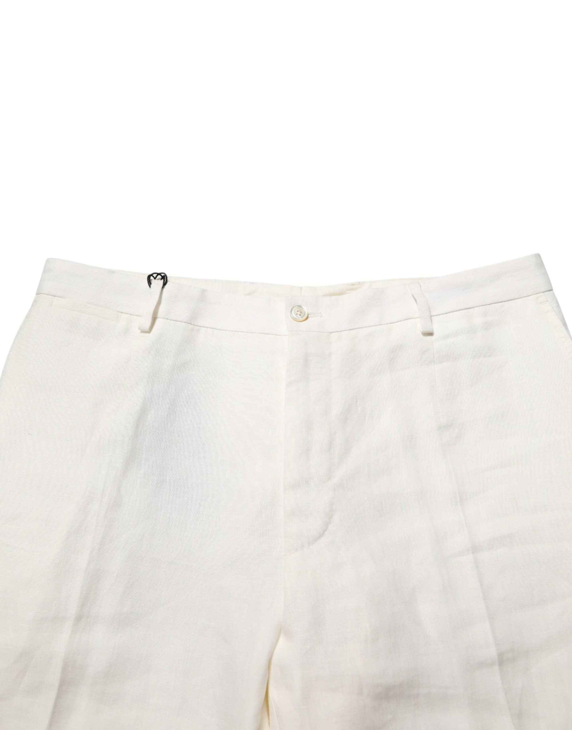 White Linen Formal Dress Men Trouser Pants