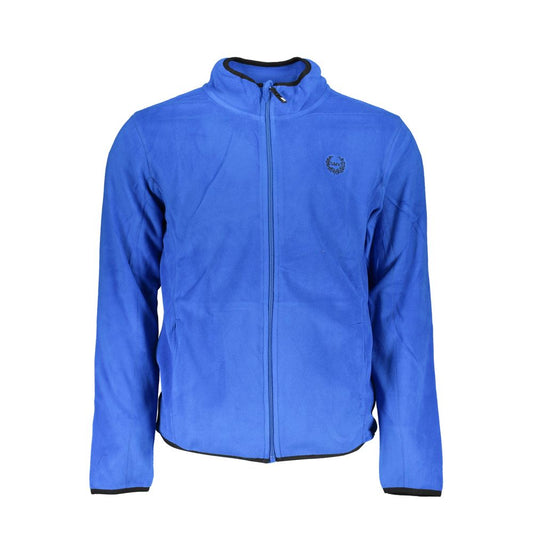 Blue Cotton Mens Sweater