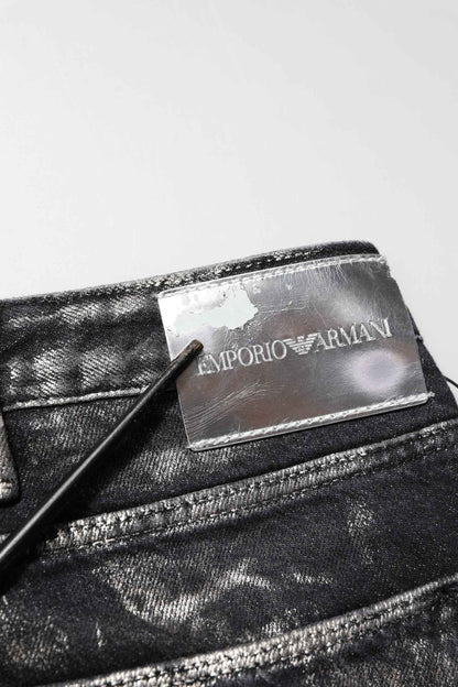 Black Washed Slim Fit Men Denim Trouser Jeans