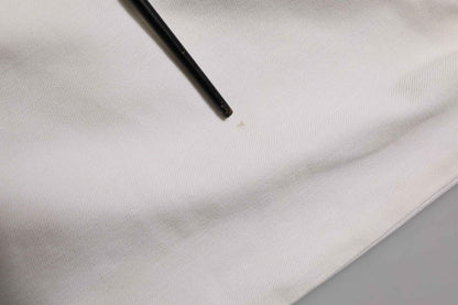 White Mid Waist Skinny Fit Denim Casual Trouser Jeans
