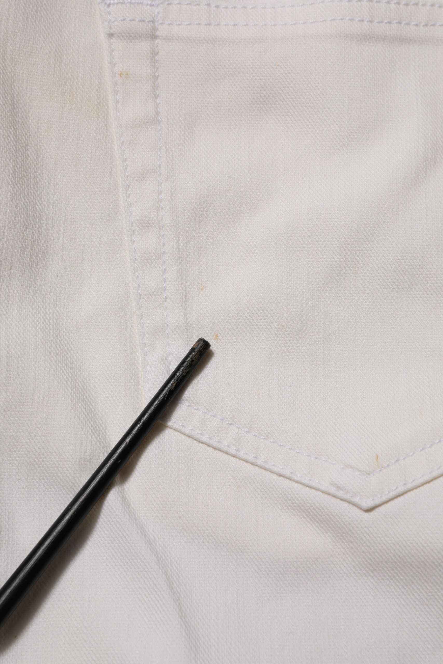 White Mid Waist Skinny Fit Denim Casual Trouser Jeans