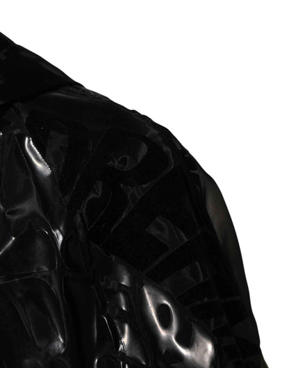 Black Camouflage Hooded Men Full Zip Sweater