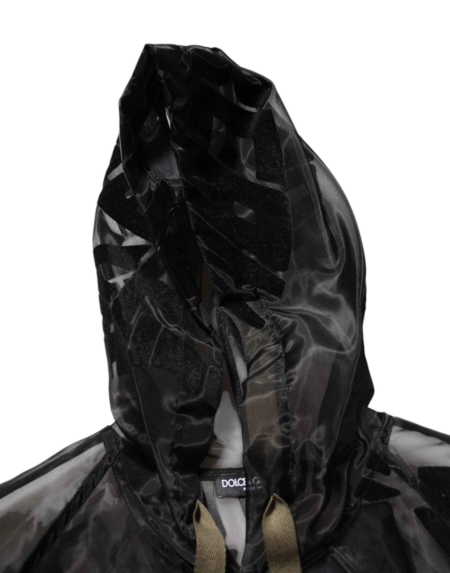 Black Camouflage Hooded Men Full Zip Sweater