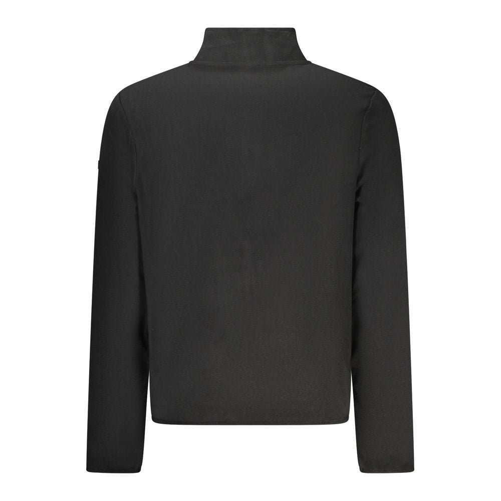 Black Polyester Men's Sweatshirt