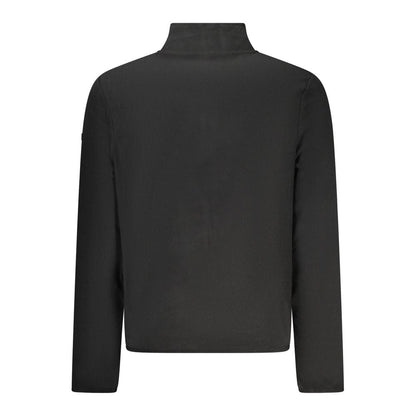 Black Polyester Men's Sweatshirt