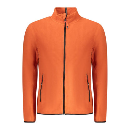 Arancione Polyester Mens Sweatshirt