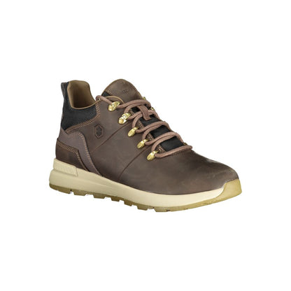 Marrone Leather Men Ankle Boot