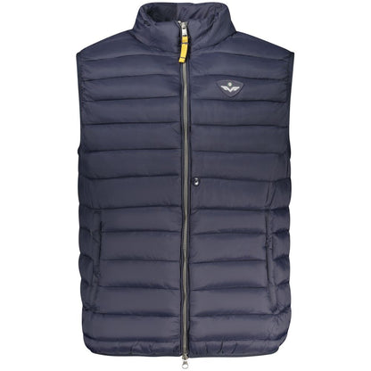 Blue Polyamide Men's Jacket