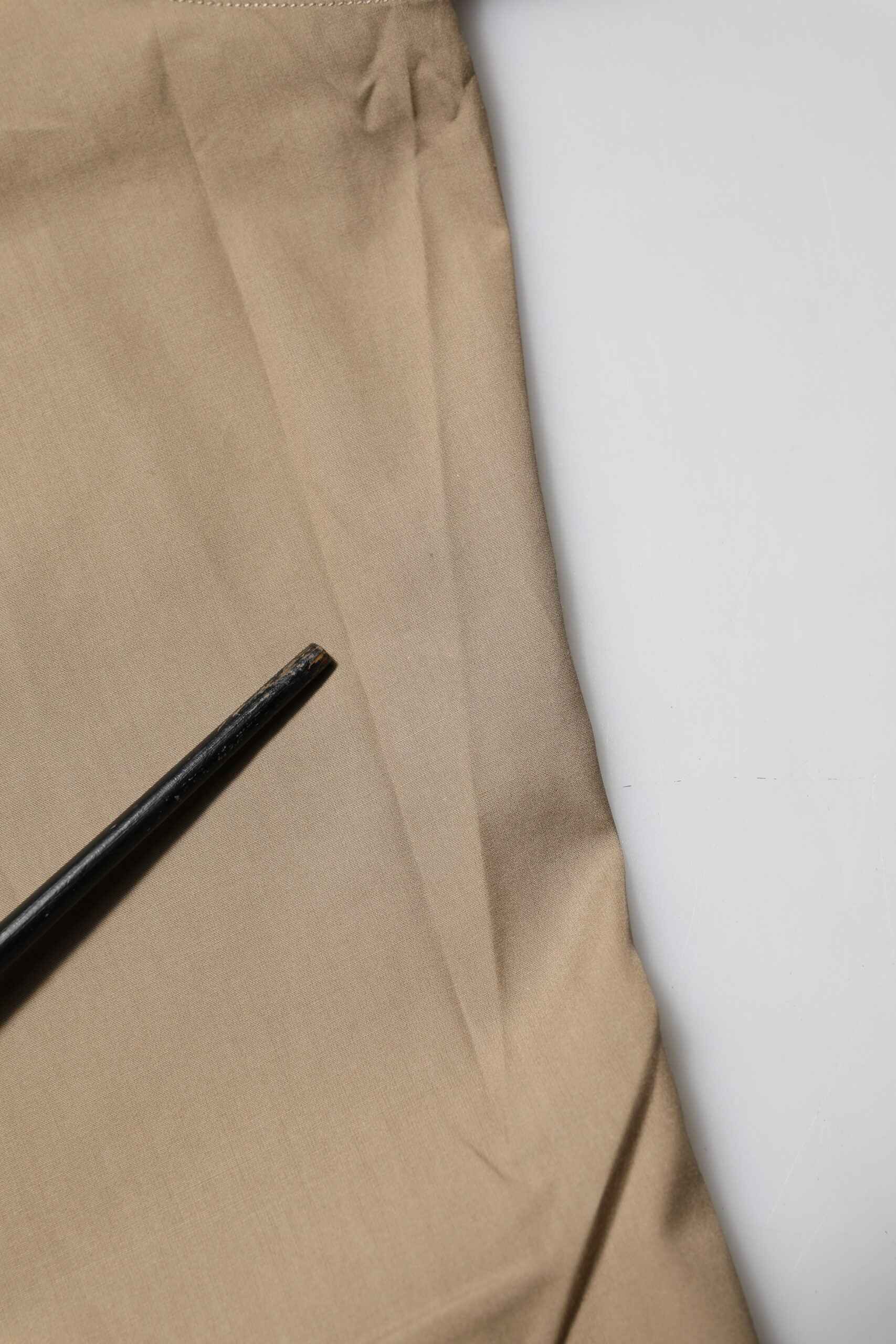 Brown Cotton Collared Men GOLD Dress Shirt