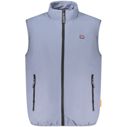 Azzurro Polyester Men's Jacket