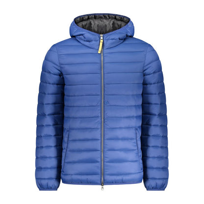 Blu Poliammide Men's Jacket
