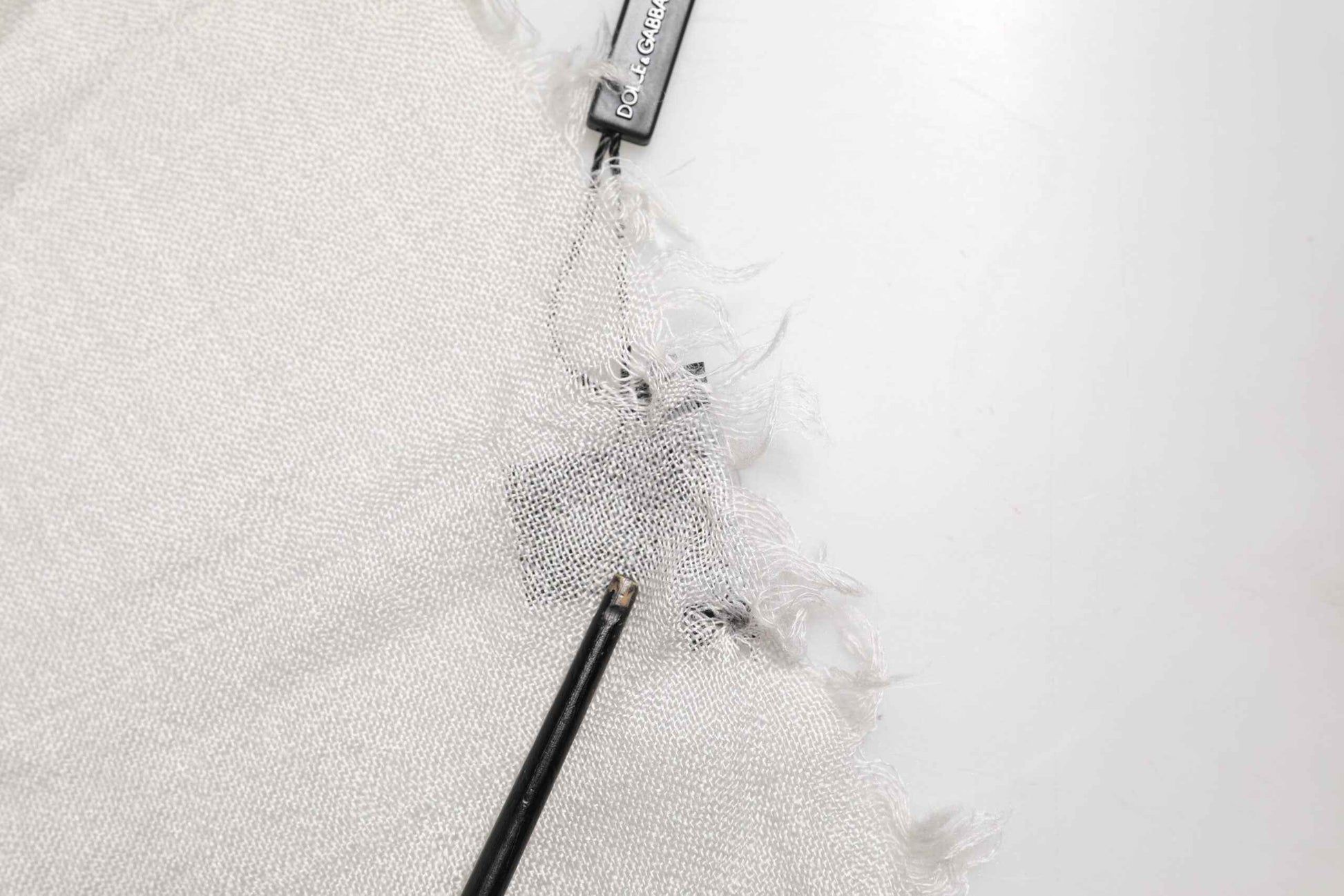 Gray Cashmere Knit Fringes Neck Foulard 67cm x200cm Foulard Scarf