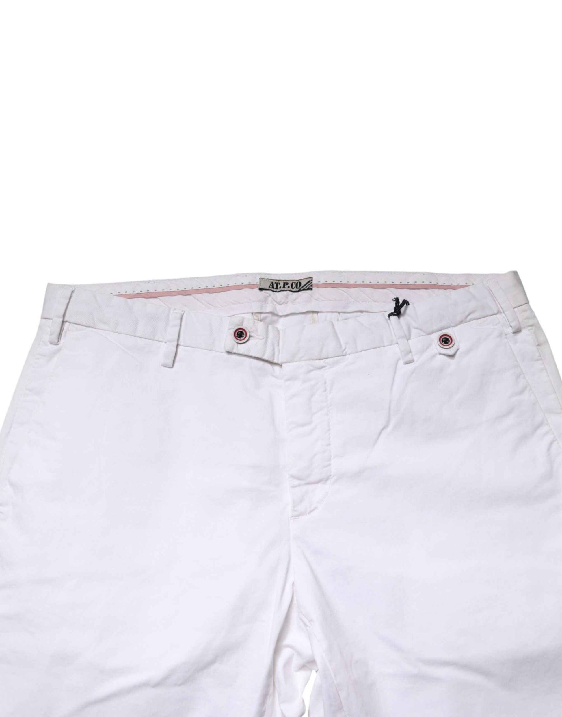 White Cotton Skinny Fit Mid Waist Denim Trouser Jeans