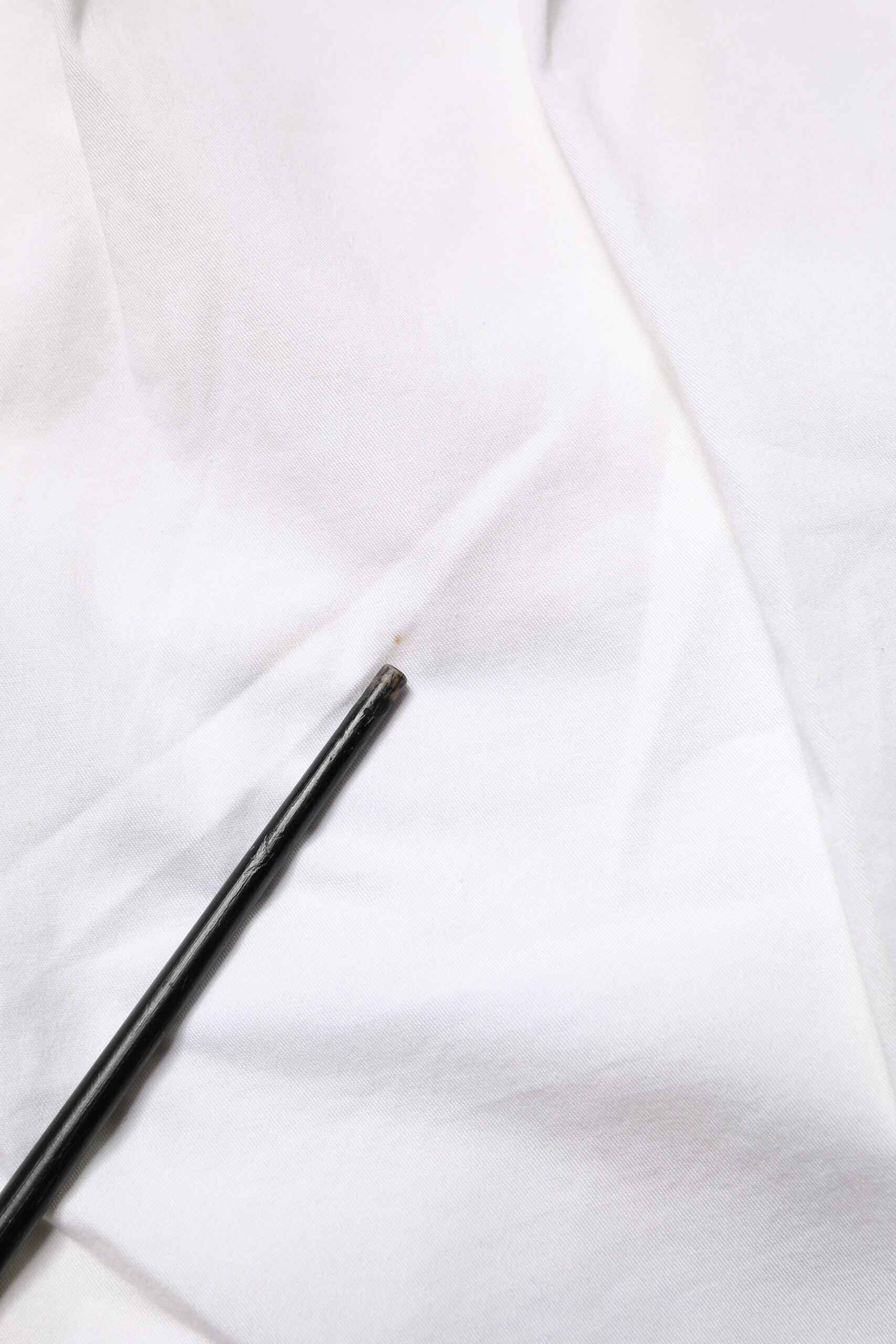 White Cotton Stretch Tapered Mid Waist Chino Pants