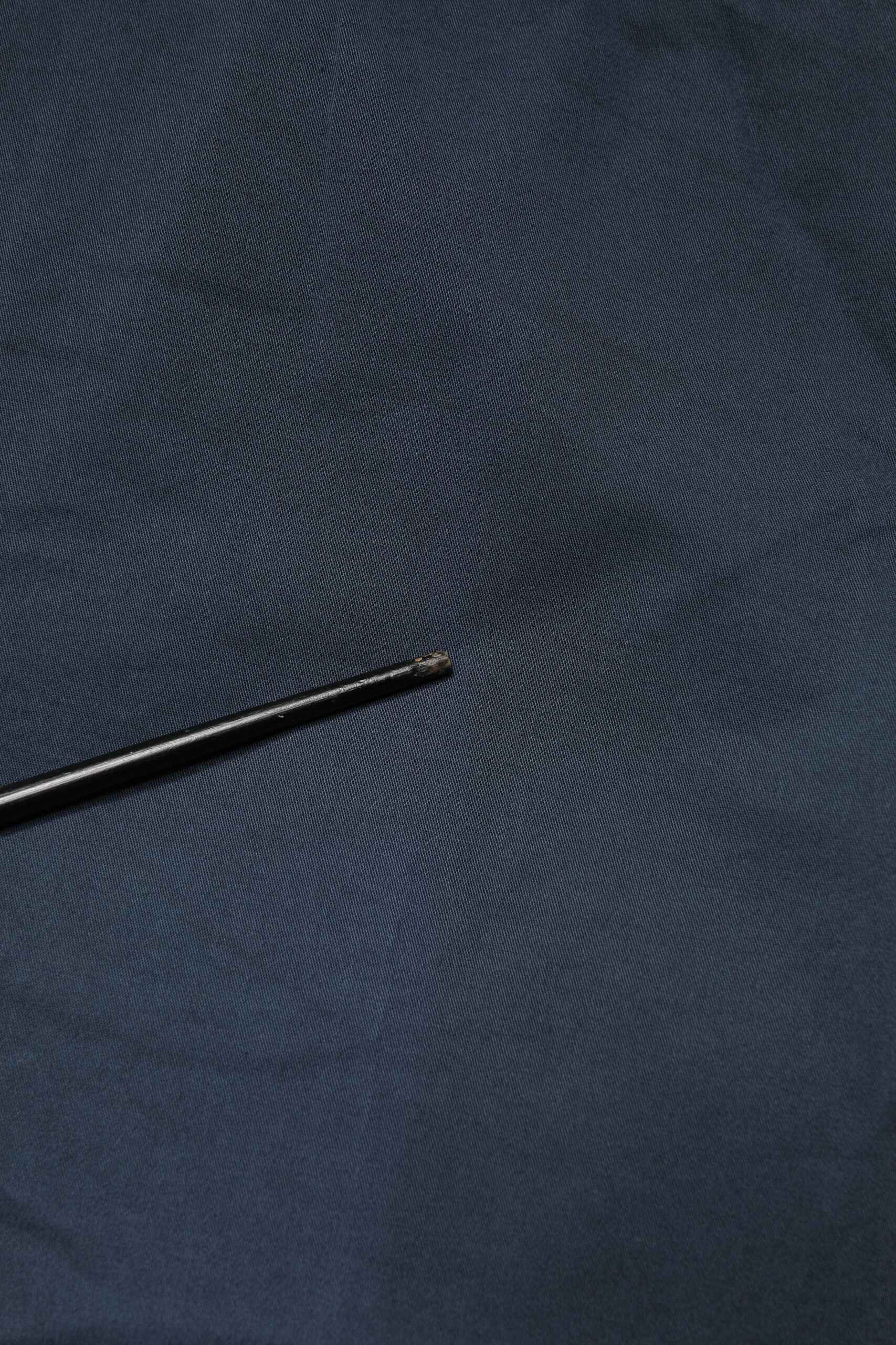 Blue Skinny Fit Mid Waist Men Chino Trouser Pants