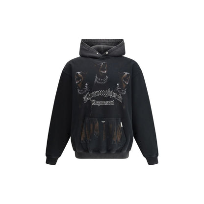 Black Cotton Sweatshirt