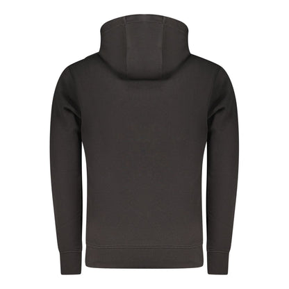 Black Cotton Men's Sweatshirt
