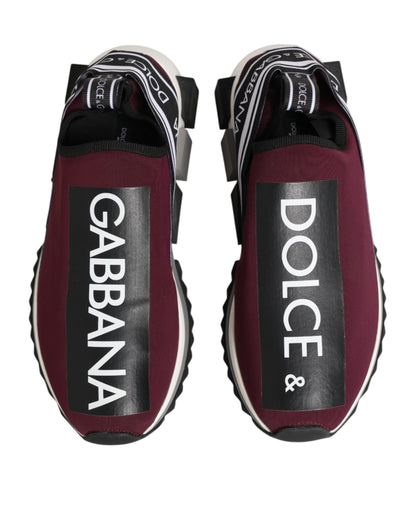 Maroon Slip On Sorrento Men Sneakers Shoes