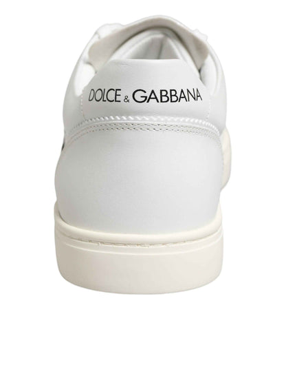White Prince Leather Low Top Men Sneakers Shoes