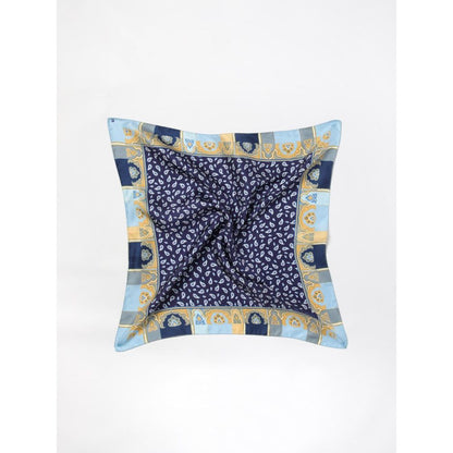 Blue Silk Foulard