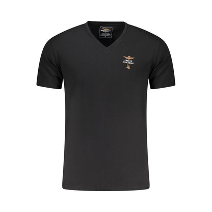 Black Cotton Men's T-Shirt