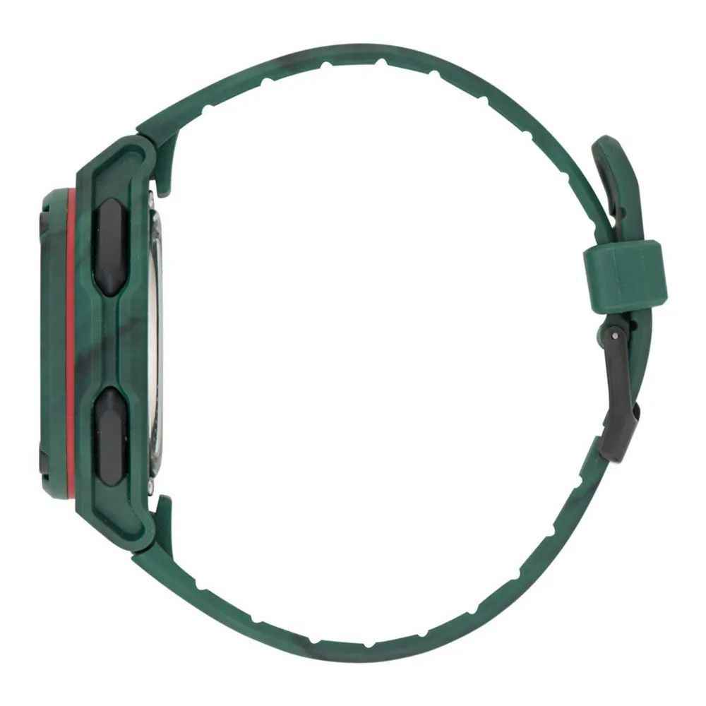 Bicolor Synthetic Digital Watch