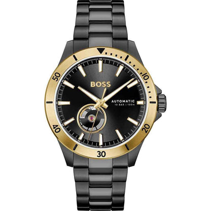 Black Stainless Steel Dress Watch