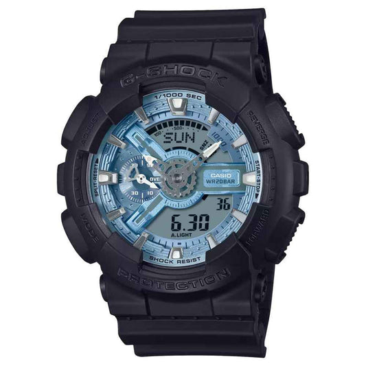 Black Resin Sport Watch