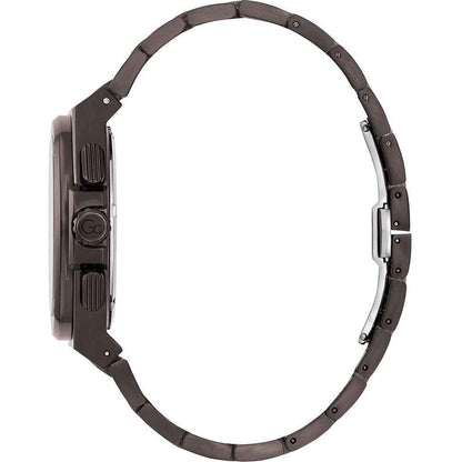 Gray Stainless Steel Dress Watch