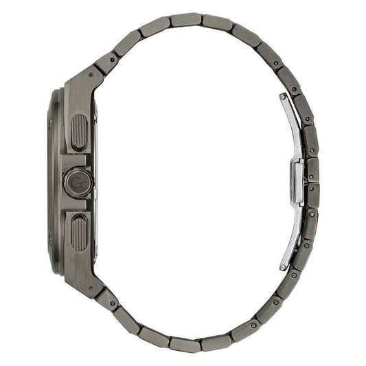 Gray Stainless Steel Dress Watch