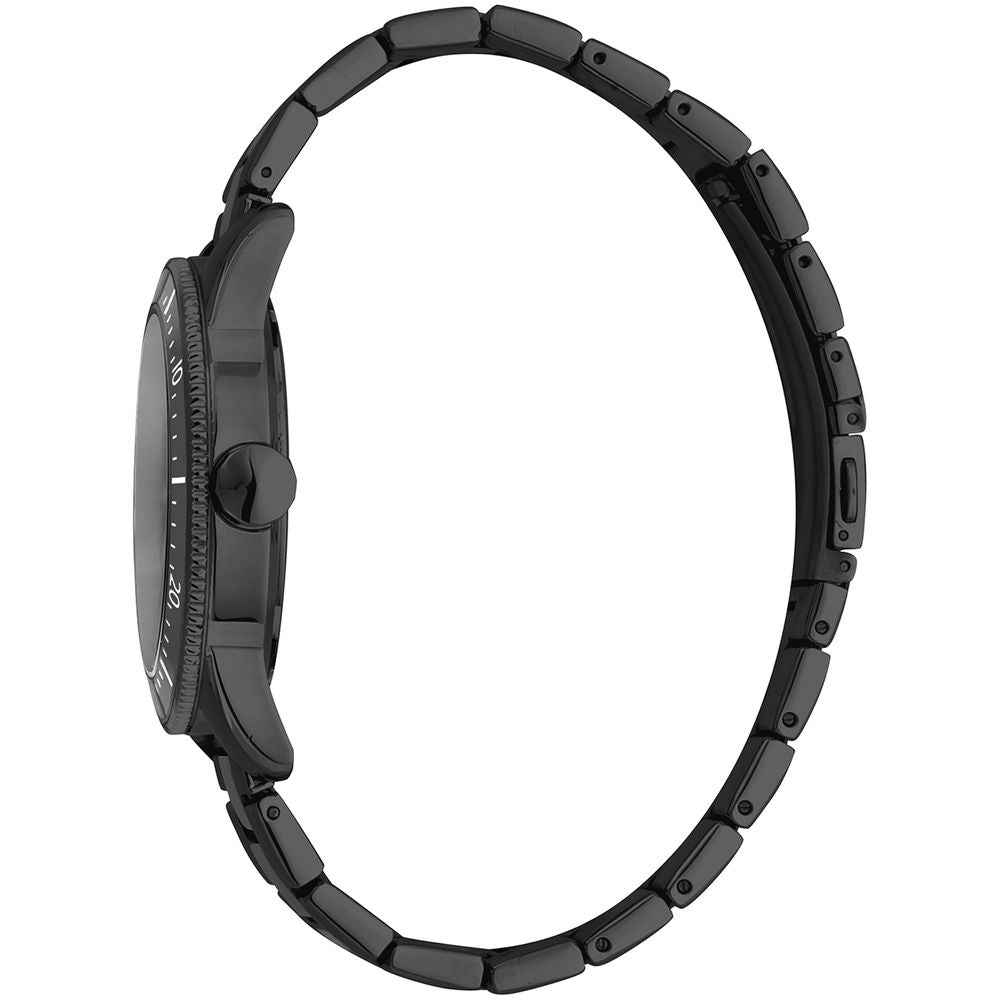 Black Stainless Steel Dress Watch