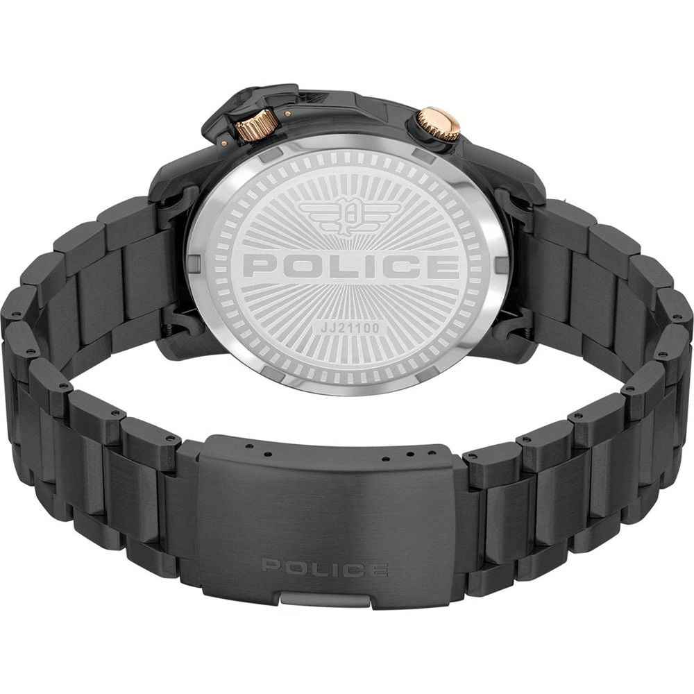 Black Stainless Steel Dress Watch