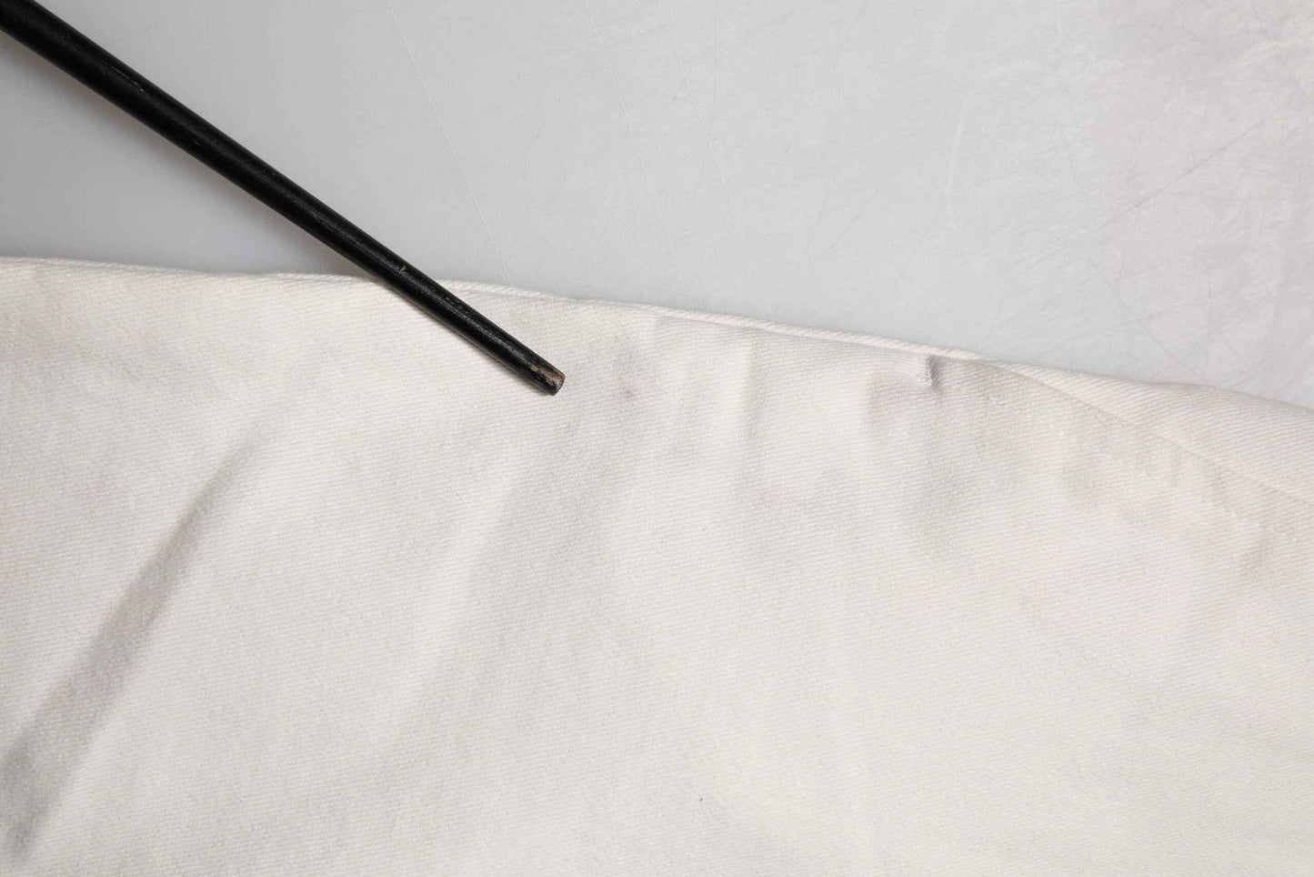 White Cotton Straight Chino Trouser Pants