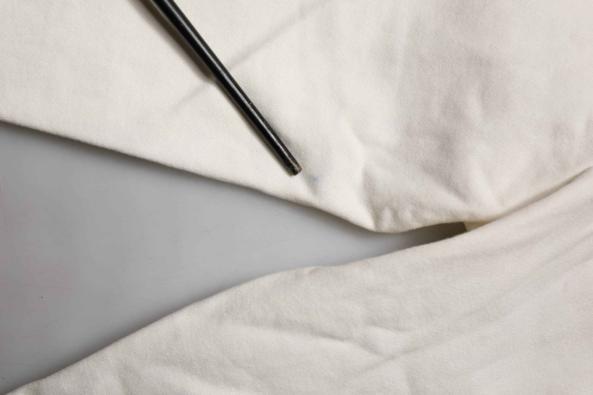 White Cotton Straight Chino Trouser Pants