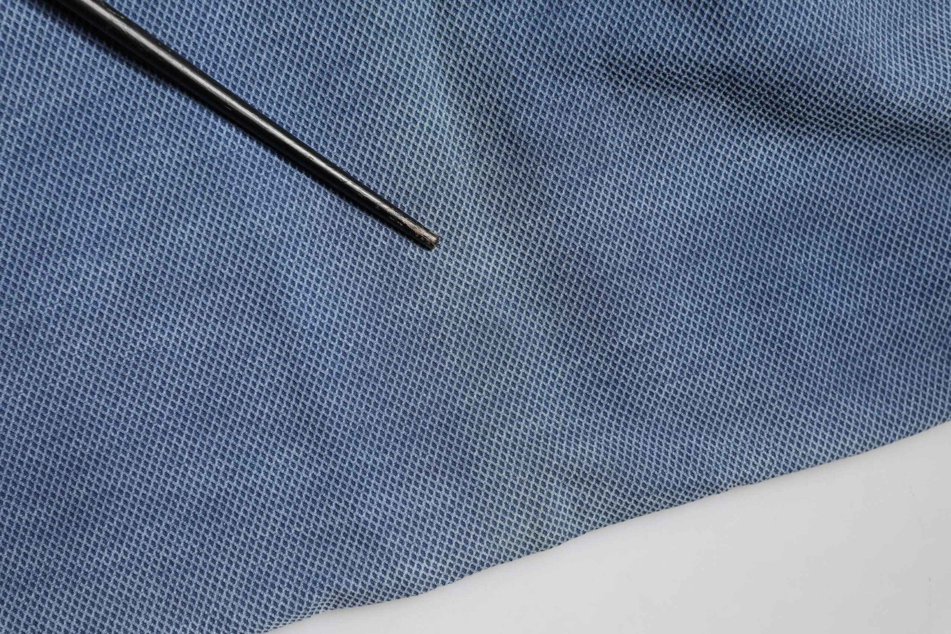 Blue Cotton Stretch Men Chino Trouser Pants