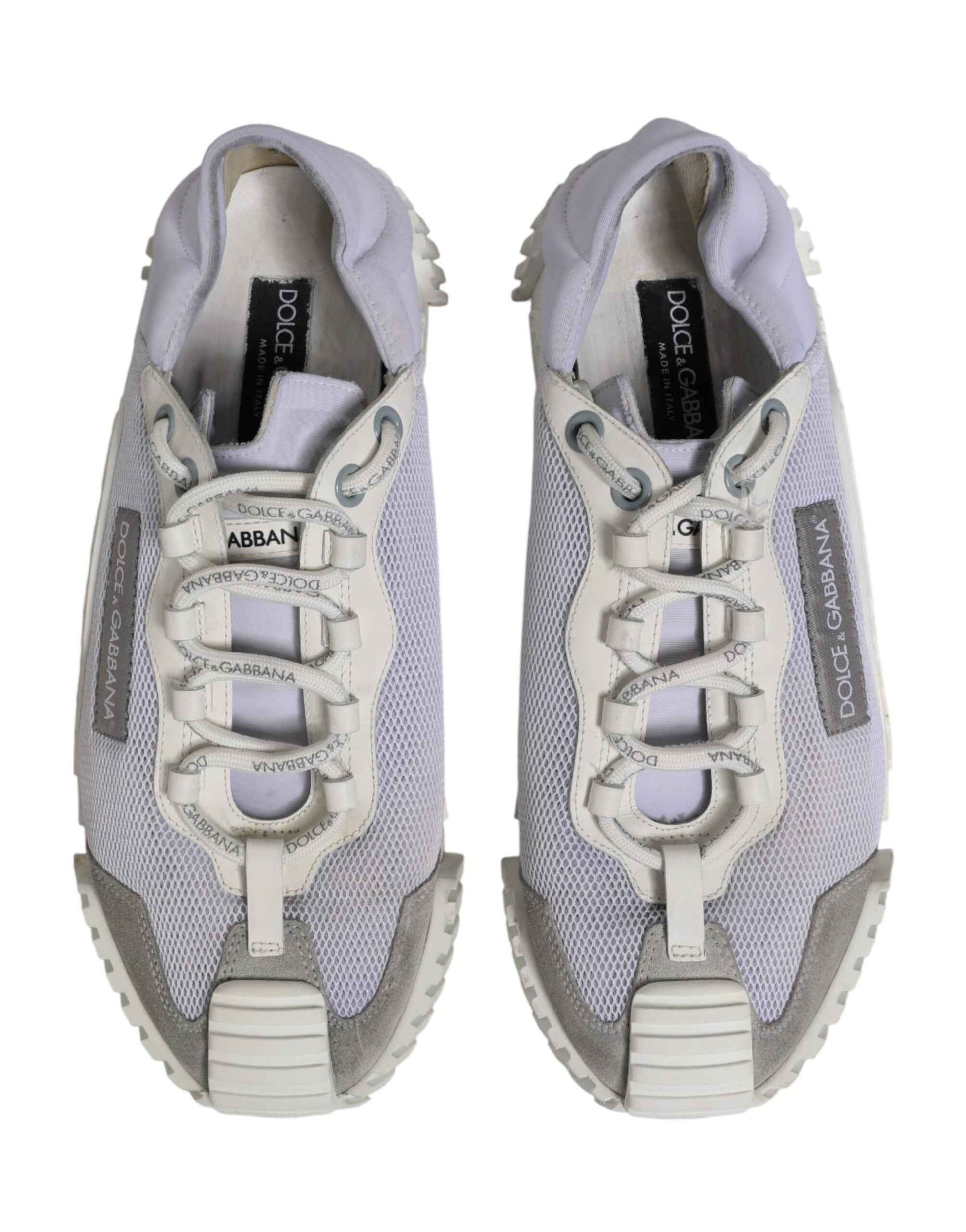 White Lace Up Low Top NS1 Sneakers Men Shoes