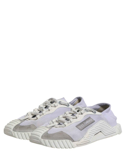 White Lace Up Low Top NS1 Sneakers Men Shoes