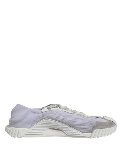 White Lace Up Low Top NS1 Sneakers Men Shoes