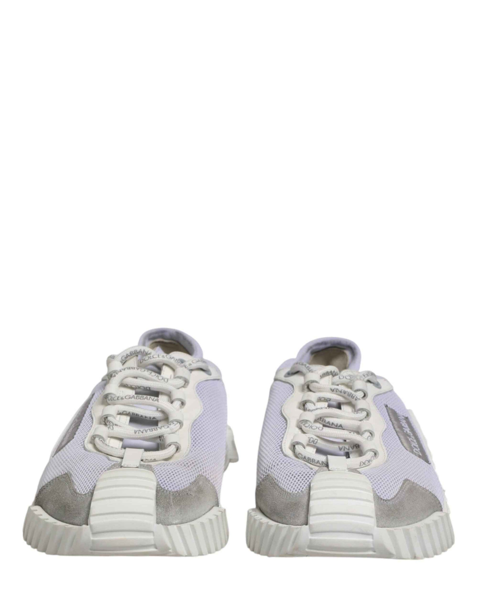 White Lace Up Low Top NS1 Sneakers Men Shoes