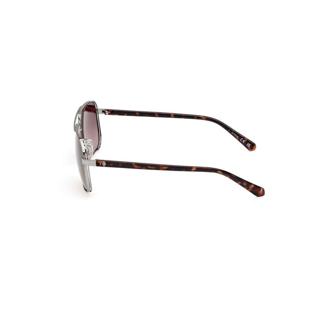 Gray Metal Sunglasses