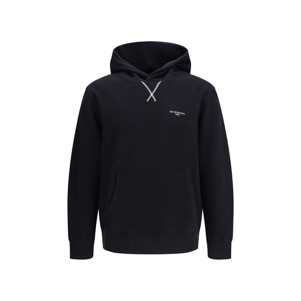 Black Cotton Sweatshirt